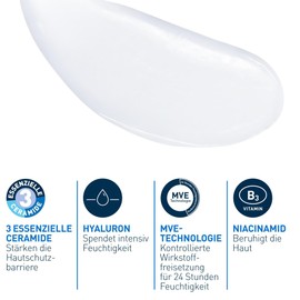 CeraVe Regenerating Hand Cream, Gentle Cream for Sensitive Skin, No Fragrances, for Neurodermatitis or Allergies, with Hyaluronic Acid and Essential Ceramides, 100 ml