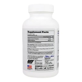 Gat Sport Caffeine 200mg 100 Tabletas Cafeina Pura Sabor Sin sabor