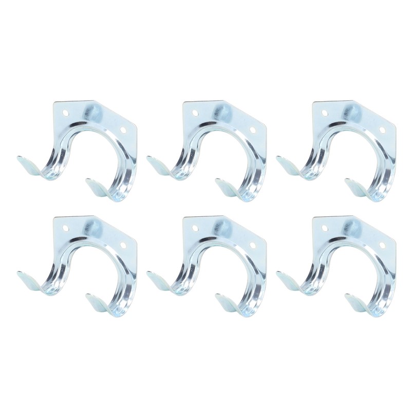 25Pcs Storage Hook Galvanized Steel Tool Hanging Accessory Set Kit