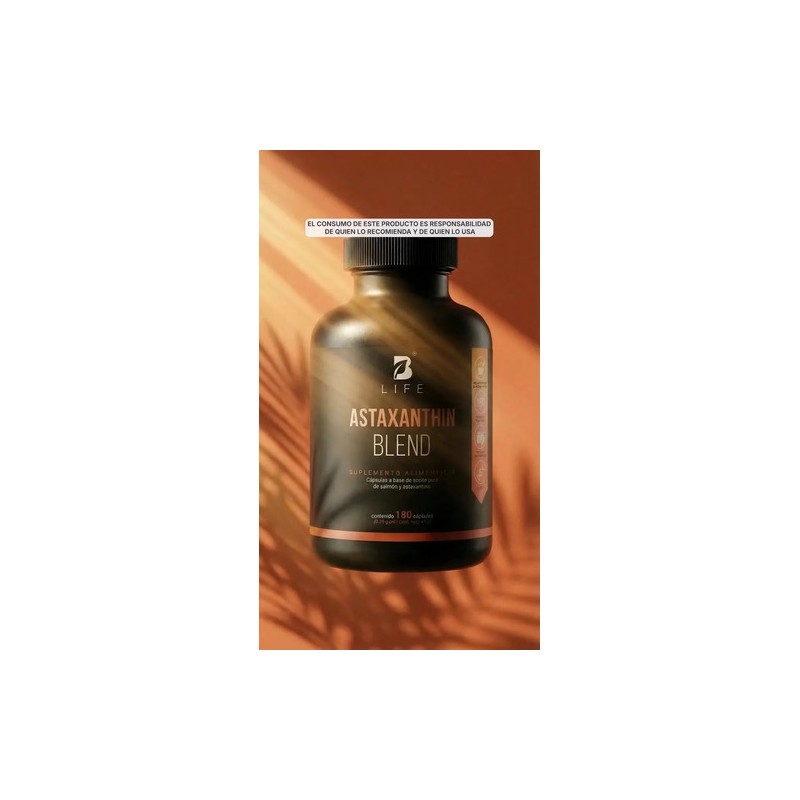 Astaxantina 180 Caps Con Omega 3 Salmón. B Life Sabor