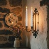 Eldnacele Flameless Flickering Taper Candles with Remote and Timer, Battery