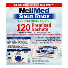 NeilMed Sinus Rinse, 120 Premixed Sachets