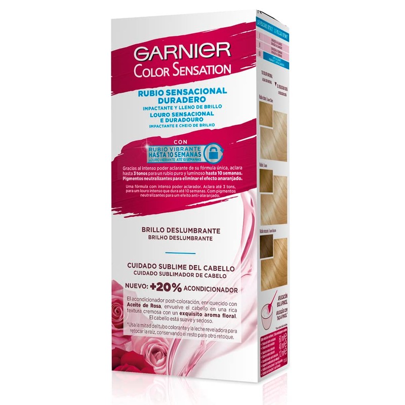 Garnier Garnier Color Sensation Haarfärbe-Set, lebendig und langlebig, vollständige Grauabdeckung,