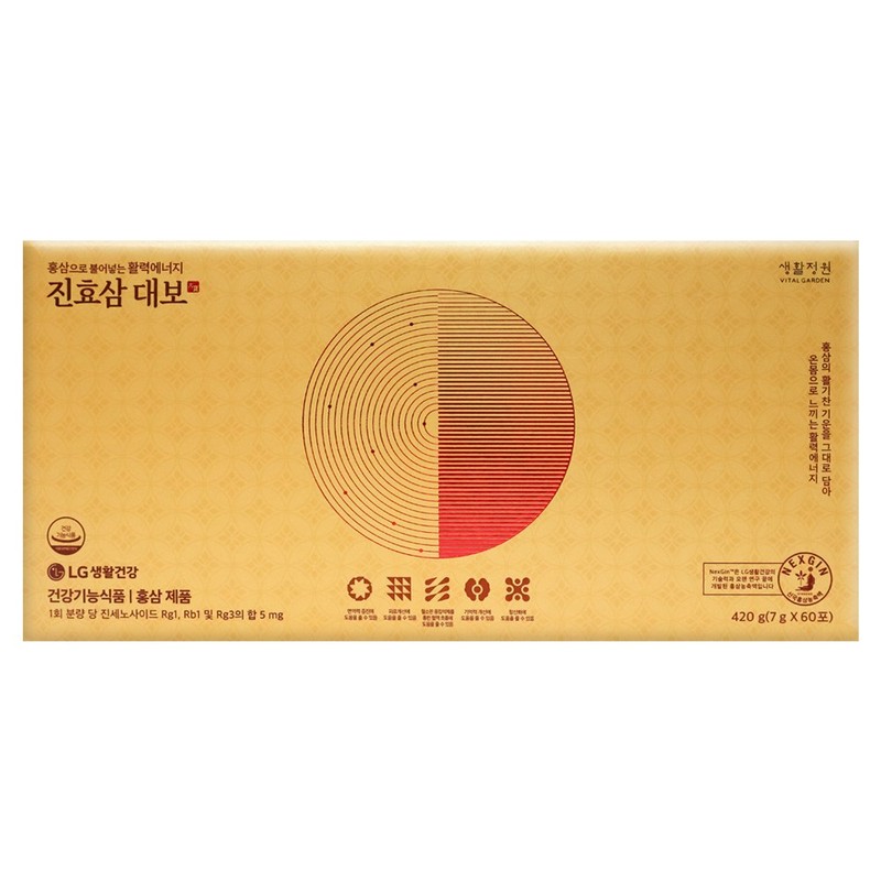 Jinhyo Red Ginseng Daebo 60-Day Supply