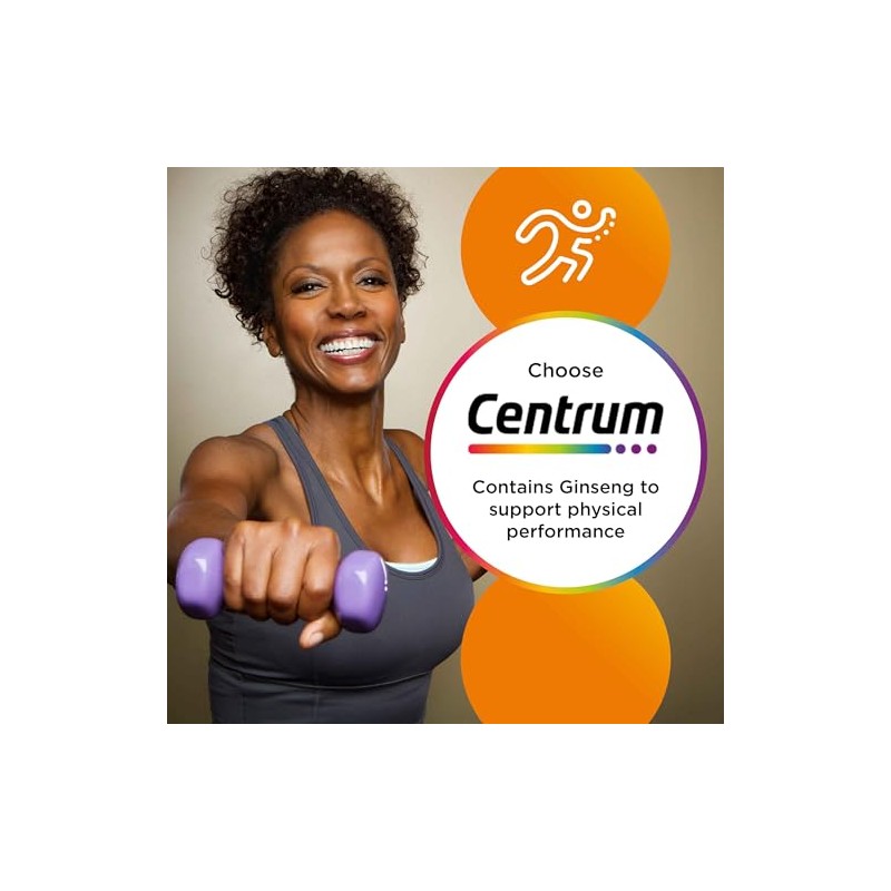 Centrum Performance Tablets Multivitamin & Mineral Supplements, 21 Essential nutrients,