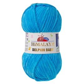 Paquete de 2 madejas del Himalaya Dolphin Baby, cada madeja 100 gramos/3.5 onzas, 120 mt/ 132 yardas, hilo súper voluminoso, hilo de manta, hilo de terciopelo, hilo de punto, hilo de Amigurumi, hilo de bebé 80326