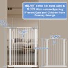Qonimm 40.55" Extra Tall Baby Gate -29.6"-79.5" Extra Wide Baby