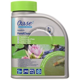 OASE 50552 AquaActiv PondClear, 500 ml - biologischer Teichklärer gegen nicht filtrierbare Verunreinigungen / sofort wirkende Teichpflege zur Bindung von Schwebealgen im Teich Schwimmteich Koiteich