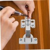 GLEAVI 2pcs Stainless Steel Door Hinges for Kitchen Cabinets Concealed
