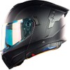 KOV Casco X Mamba Negro Mate abatible para Moto con