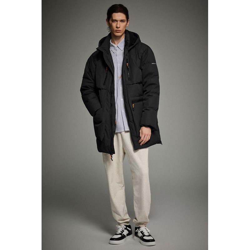 Orolay Men's Thickened Down Jacket Hooded Winter Coats with 6