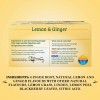 Twinings Lemon Ginger Herbal Tea Bags 50 Count Caffeine Free