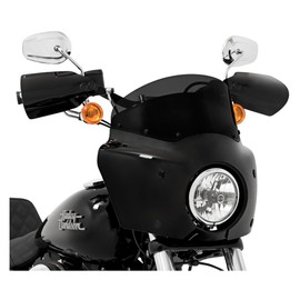 Memphis Shades Dark Smoke 7 Inch Windshield for Road Warrior Fairing: Harley Davidson Dyna 2006 and Later (More Size Options)