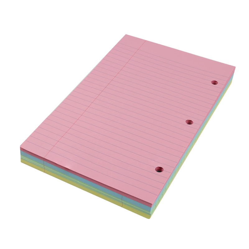 1InTheOffice 5.5 x 8.5 Paper, Pastel, College Ruled Mini Binder
