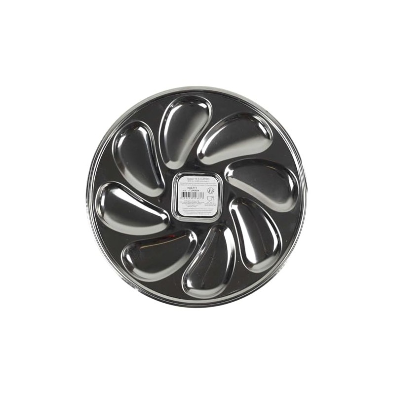 Home Deco Factory, KU6711 Elegant 8 Oyster Plate, Refined Design,