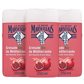 Le Petit Marseillais Pack of 3 Extra Soft Shower Gel Pomegranate Medium 250ml