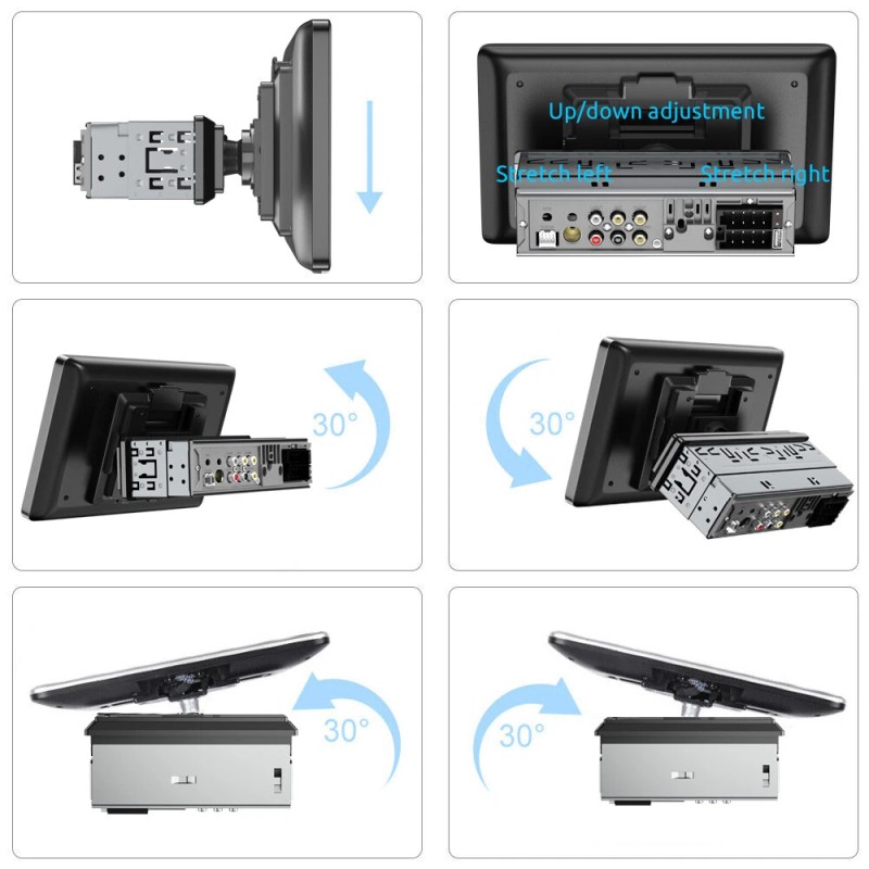 ESSGOO 9" Single DIN Android Auto Car Stereo Apple Carplay