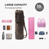 ESVAN Yoga Mat Bag with Multi Pockets Drawstring Yoga Mat