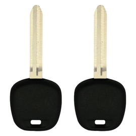 AKS KEYS Replacement Transponder Key Blank for 2003-2011 Scion TC Toyota Highlander Land Cruiser Corolla Tundra 4Runner Yaris Camry Avalon Solara Matrix Sienna RAV4 Tacoma Venza Sequoia (2)