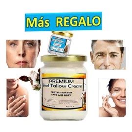 Crema Sebo Bovino Manteca De Vaca Beef Tallow Bálsamo Res                                                                                             