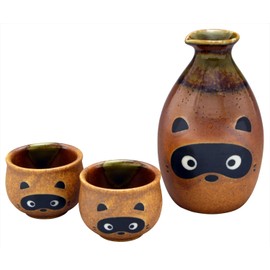 Setoyaki Tanuki Sake Set E-00173