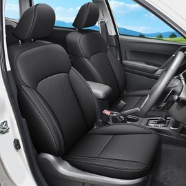 IKABEVEM Car Seat Cover for Subaru Outback Seat Covers 2020 2021 2022 2023 2024 2025 Accessories - Full Set Black Car Seat Protector