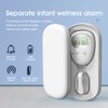 Wireless Baby Bedwetting Alarm Pee Alarm with Separate Receiver &