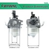 FWYWNL 0K10460114 Carburetor for Generac 00715040K10460114