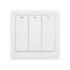 Wall Smart Light Switch Push Button Zero Fire 3 Gang