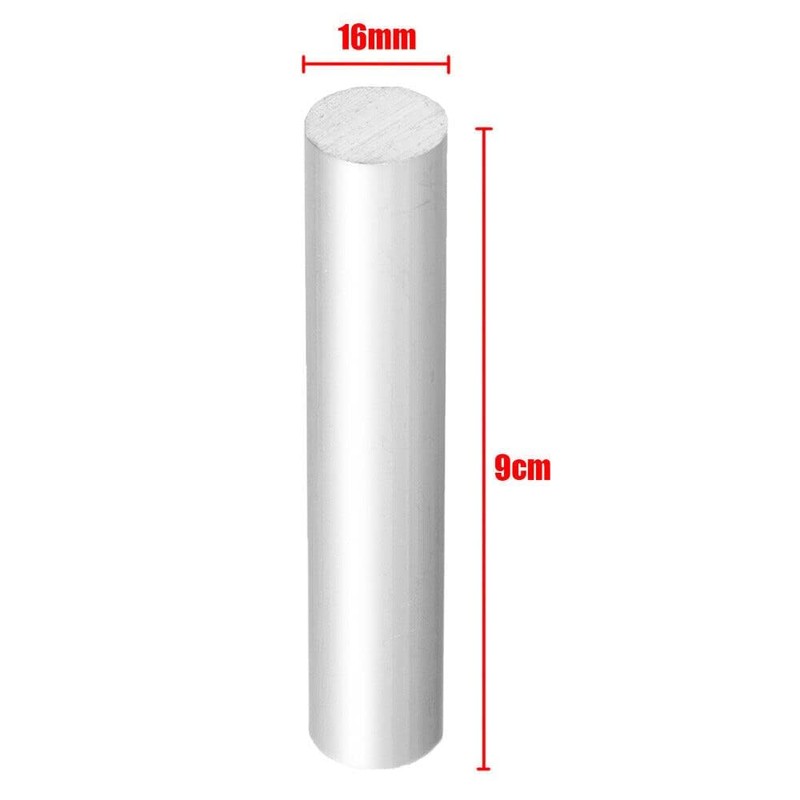 TEAMWILL 20PCS 99.99％ Magnesium Metal Rod Mg Bar 16mm x
