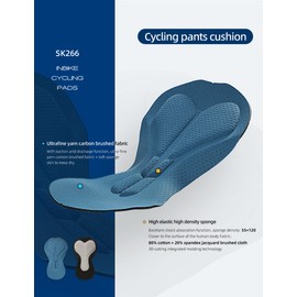 INBIKE Men's Cycling Bib Shorts Men 3D Gel Padded Breathable Elastic Cycling Pants M Brown