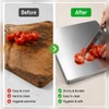 Large Stainless Steel Cutting Board for Kitchen Prep – Double-Sided