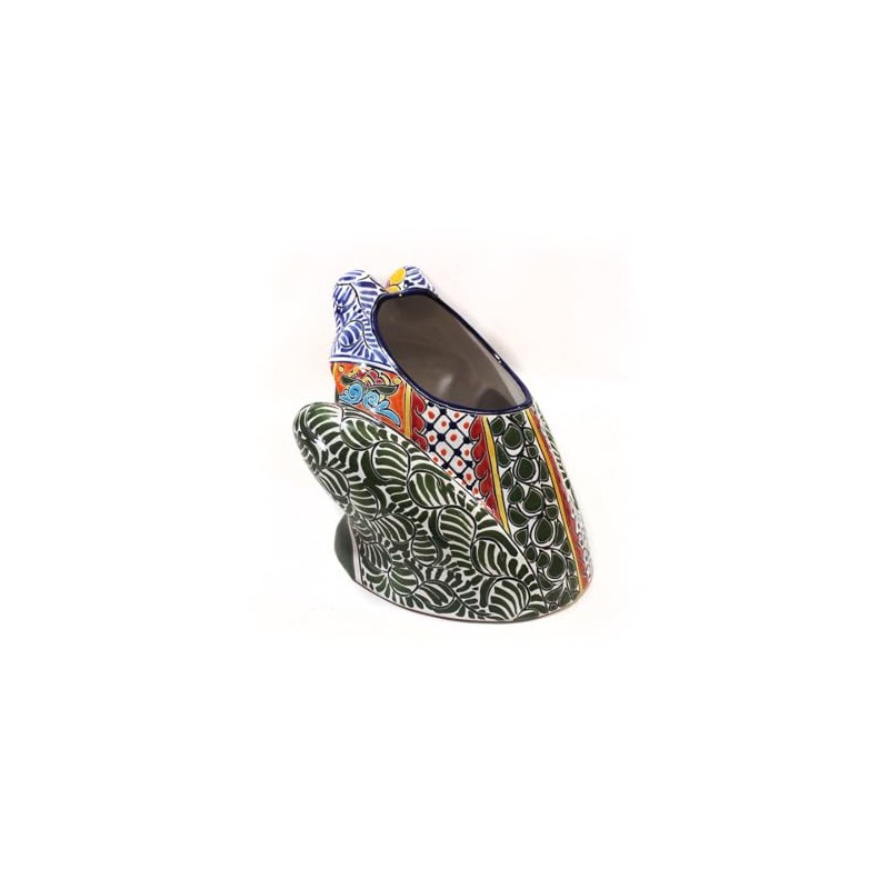 Talavera Frog Planter (Medium) - 10" x 11" x 10.5"