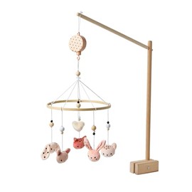 VERTBAUDET Baby Music Mobile Lovely Leopard Pink Printed