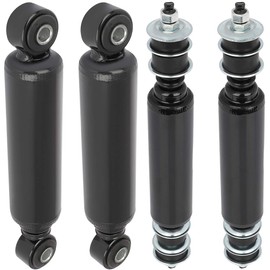 SCITOO 4 Pcs Front Rear Golf Cart Shocks Absorbers Strut Fit for Club Car G&E 1981-07 DS Gas 2000-up Precedent with 1014235 1015813 1010991 1033510-01 3-023A CP10142354 1014236 1013164 Shocks