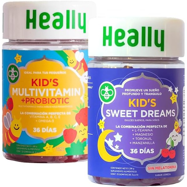 Combo Heally para Niños: Desarrollo Óptimo y Sueño Tranquilo -