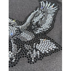 Helmetra Rhinestop Eagle Rhinestone Iron On Heat Transfer