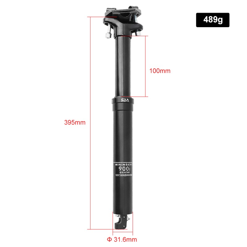 30.9mm/31.6mm Mountain Bike Seatpost with Adjustable Height MTB Cable Controlled