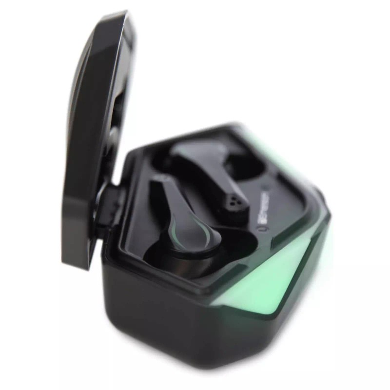 Emerson True Wireless Gaming Earbuds with Charging Case and Touchable