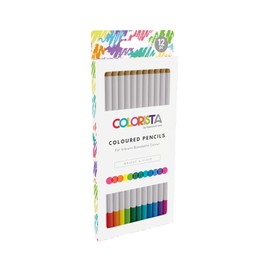 Spectrum Noir Colorista Coloured Pencils-Pack of 12-Bright & Vivid, Multicolour, one Size
