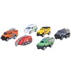 6pcs 1:64 Alloy Diecast Vehicle Model Simulated Exquisite Car Model