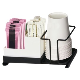 EMAGIE Estación de Café Organizador - Versátil Organizador de Barra de Café para la Cocina, Alinear y Mejorar tu Espacio de Preparación de Bebidas Calientes