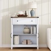 ChooChoo Kitchen Storage Cabinet, Coffee Bar Cabinet, Buffet Sideboard Cabinet