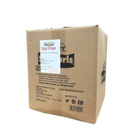 Butler Soy Fines, aka 'Fine Minced Soy Curls', Non-GMO Meat Alternative, 100% Whole Soybeans, High Protein, Gluten-Free, 24 lb