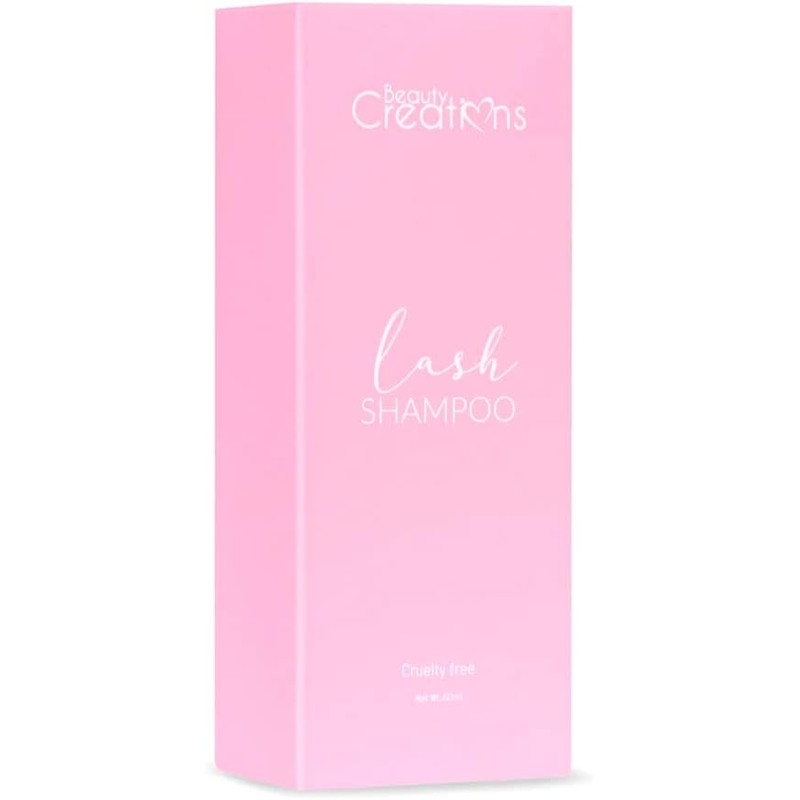 Beauty Creations shampoo para pestañas con brocha y cepillo