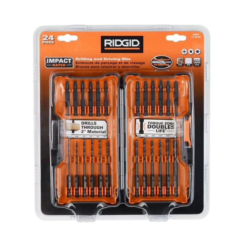 Ridgid AC98241 24-Piece Impact Drilling and Driving Kit