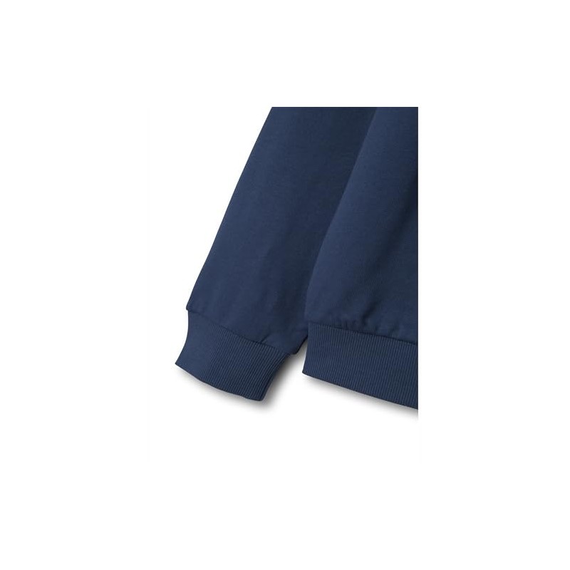 NAME IT Nkmorville LS RLX Sweat Bru Box, Blu (Insignia