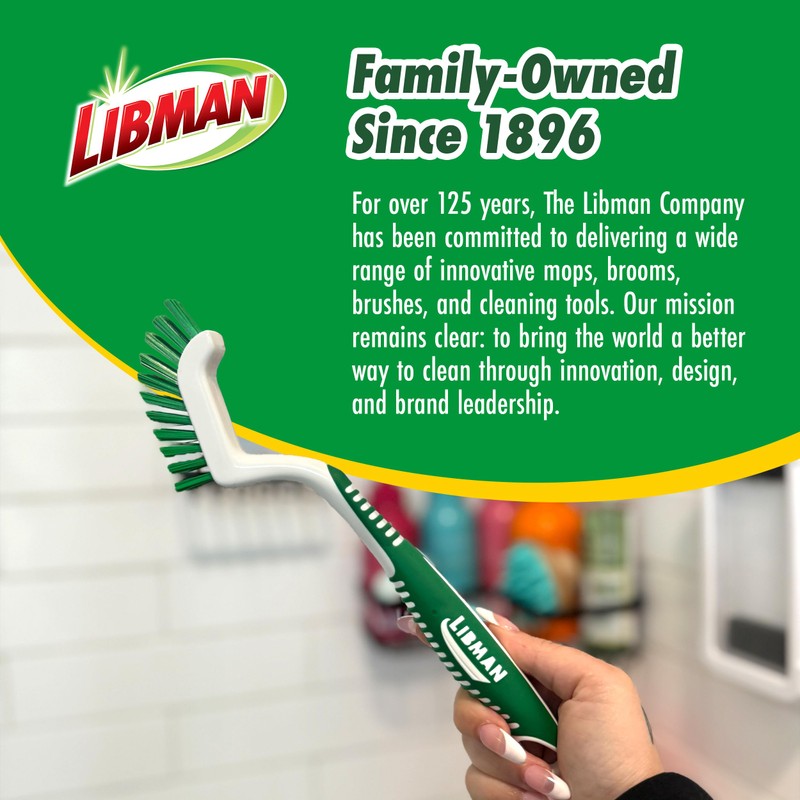 Libman Scrub Brush Kit | Cleaning Brush | Tile &