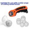 Vleant 45mm Fabric Cutter Wheel Rotary Cutter Blades- Pack of