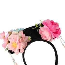 GUDEKIKL 1Pcs Chinese Princess Hair Hoop Headband, Chinese Traditional Royal Court Women Headwear, Creative Ancient Cosplay Headwear Photograph Props For Girls